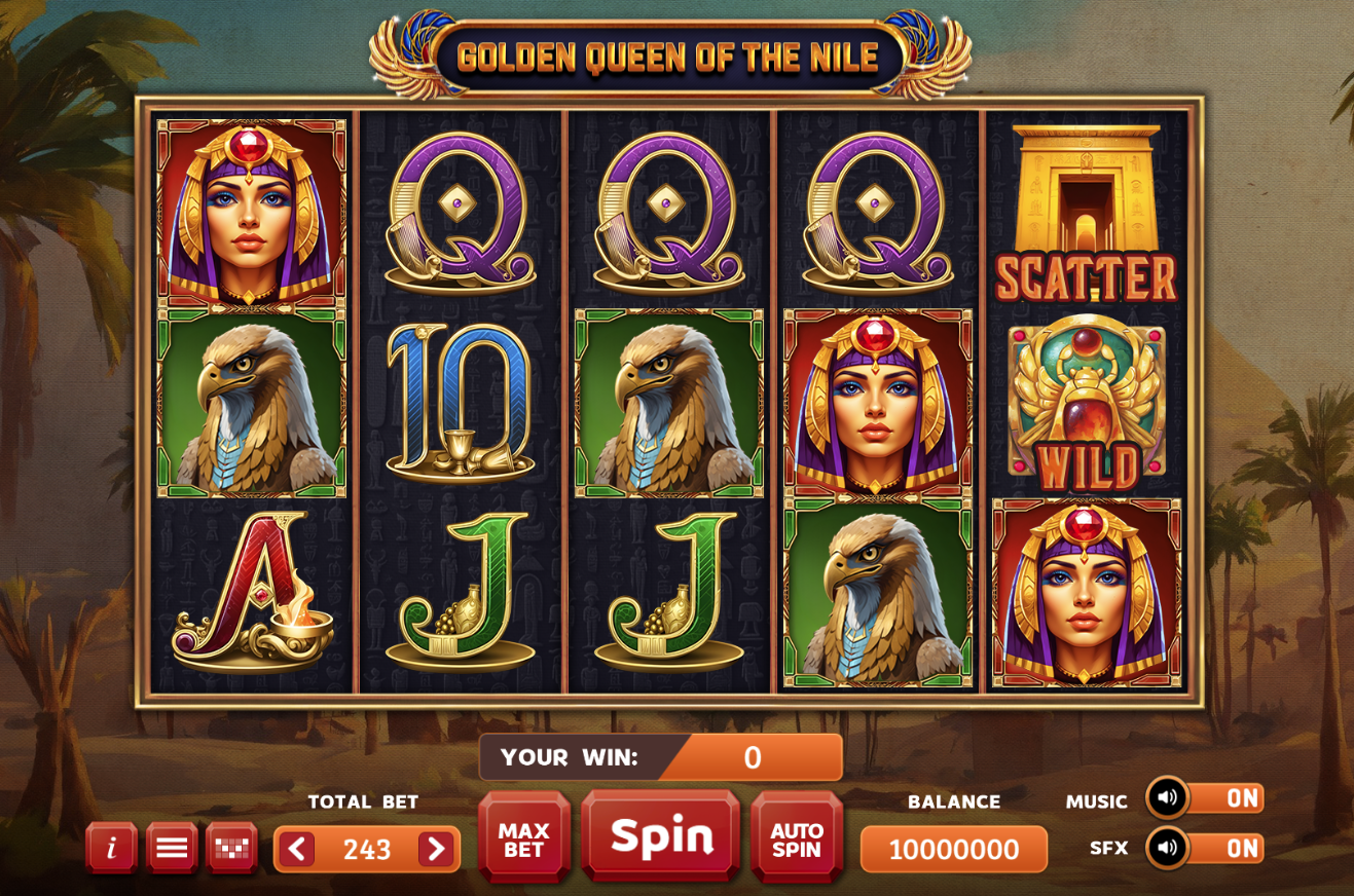 Games @AlyBet Golden Queen of the Nile - AlyBet.com